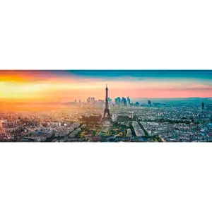 1000-piece panorama paris puzzle Clementoni image-1