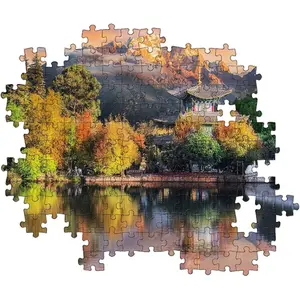 1500-piece jigsaw puzzle lijiang view collection Clementoni image-3