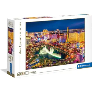 Collezione di puzzle di las vegas da 6000 pezzi Clementoni image-1