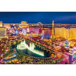Collezione di puzzle di las vegas da 6000 pezzi Clementoni