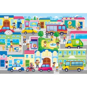 104 pieces puzzle the city Clementoni image-1
