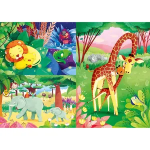 Puzzle 3 x 48 pieces Clementoni Animales selva image-1