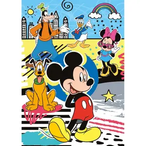 Puzzle of 104 pieces 3d model Clementoni Mickey Mouse image-1