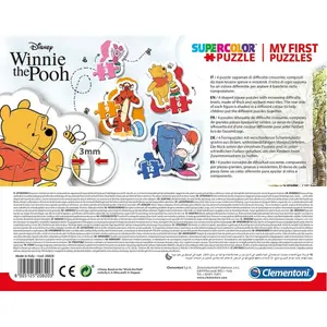 3-6-9-12 piece puzzle winnie the pooh my premier Clementoni image-2