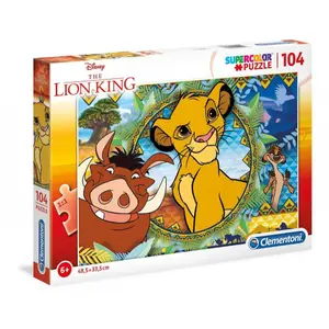 Puzzle of 104 pieces Clementoni El Rey León image-0