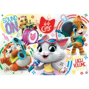 40 piece puzzle floor max Clementoni 44 Chats image-1