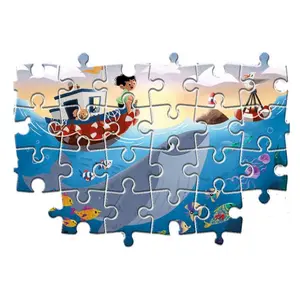 Multipuzzle 2 x 20 + 2 x 60 pieces Clementoni Mundo Marino image-5