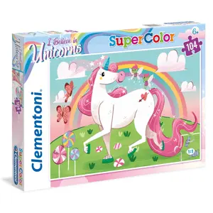 104-piece unicorn puzzle Clementoni image-0