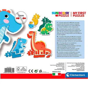 My first progressive dinosaur puzzle Clementoni image-2