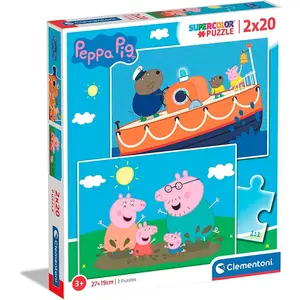 Peppa pig puzzle Clementoni Bestway image-0