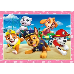 4-piece puzzle in 1. 12-16-20-24 pieces Clementoni Paw Patrol Bestway image-3