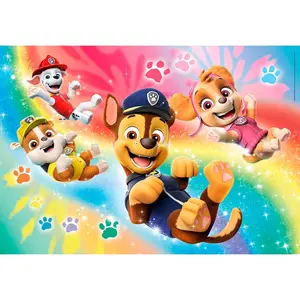 104-piece holographic shiny puzzle Clementoni Paw Patrol Bestway image-1