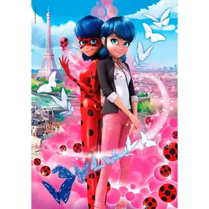 104-piece ladybug miraculous puzzle Clementoni image-1