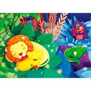 40-piece double animal puzzle all together Clementoni Eco image-2