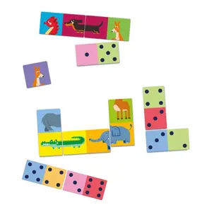 Animal dominoes board game Clementoni image-2