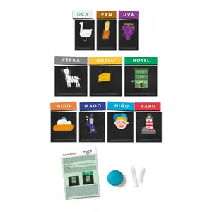 Game I learn to write with chalk Clementoni image-1