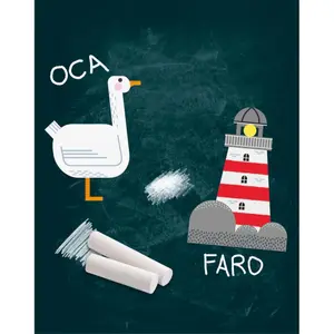 Game I learn to write with chalk Clementoni image-5