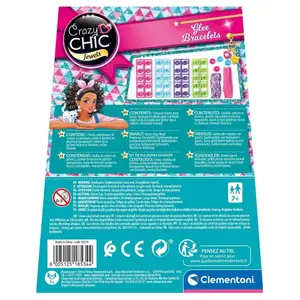 Creative activities creating elastic bracelets Clementoni image-2