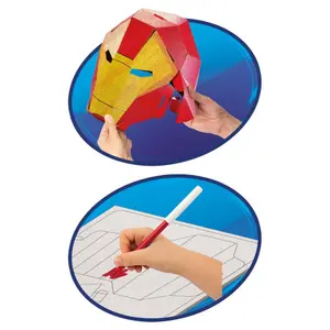 Figurine avengers create armor 3d iron man Clementoni image-1