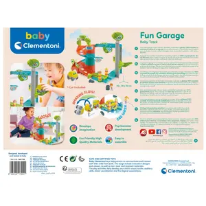 Car games with parking garage Clementoni Eco image-3