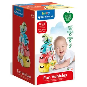 Stackable vehicles Clementoni (x4) image-1