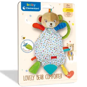 Rattling bear cuddly toy Clementoni image-1