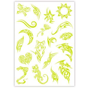 8005125186877-educational-games-clementoni-crazy-chic-glow-in-the-dark-green-blue-one-size