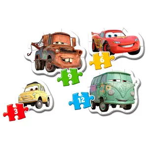 3-6-9-12 piece puzzle Clementoni Disney Cars My First image-1