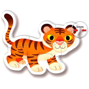 Puzzle da 3-6-9-12 pezzi per bambini Clementoni Wild Animals My First image-1