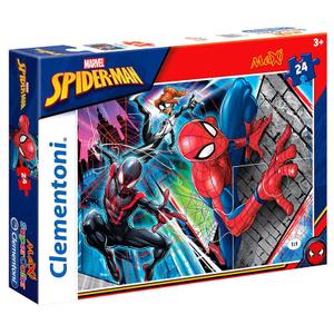 8005125244973-24-piece-puzzle-clementoni-marvel-spiderman-maxi-blue-red-62x42-cm