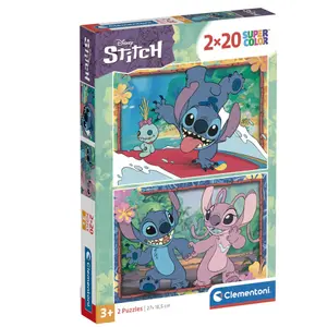 2x20 piece children's puzzle Clementoni Disney Stitch