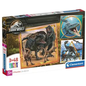 144 brikker puslespil Clementoni Jurassic World (x3)
