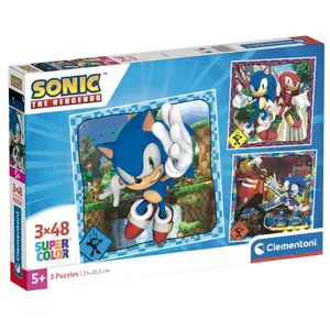 3x48-piece puzzle Clementoni Sonic The Hedgehog image-0