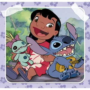 3x48-piece children's puzzle Clementoni Disney Stitch