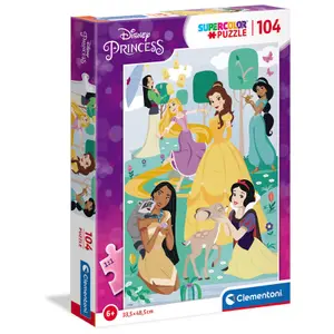 Παζλ 104 κομματιών Clementoni Princesses Disney image-0