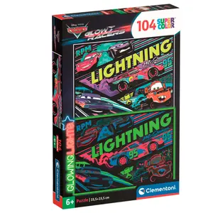 104-piece puzzle Clementoni Disney Cars Glowing image-0