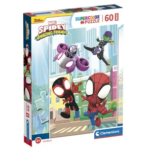 60 piece puzzle Clementoni Marvel Spidey and His Amazing Friends maxi image-0