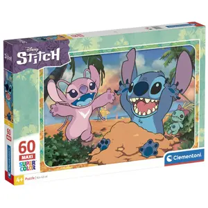 60-piece children's puzzle Clementoni Disney Stitch image-0