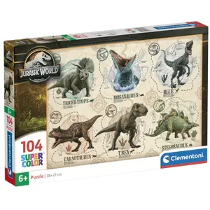 Puzzle de 104 pièces Clementoni Jurassic World image-0
