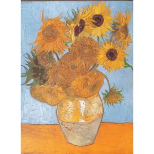 1000-piece puzzle Clementoni Musseum Collection Van Gogh Sun Flowers image-1