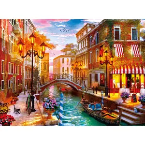 500 piece puzzle Clementoni Sunset Over Venice image-0