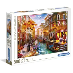 500 piece puzzle Clementoni Sunset Over Venice image-1