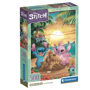 500 stukjes puzzel voor kinderen Clementoni Disney Stitch image-0