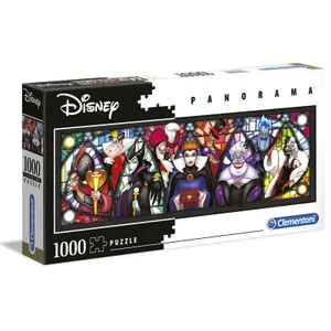 Puzzle mit 1000 Teilen Clementoni Disney Villains Panoram image-1