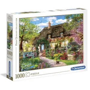 Puzzle de 1000 pièces Clementoni The Old Cottage High Quality