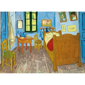 1000-piece puzzle Clementoni Musseum Collection Van Gogh La Habitacion de Arles image-0