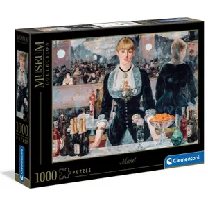 1000-piece puzzle Clementoni Manet Folies Bergere image-0