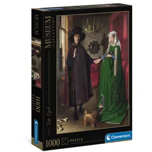1000-piece puzzle Clementoni Van Eyck Marriage Arnofini image-0