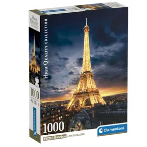 1000-piece puzzle Clementoni Tour Eiffel image-0