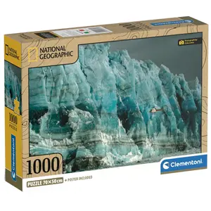 Puzzle de 1000 peças Clementoni National Geographic Hubbard Glacier image-0